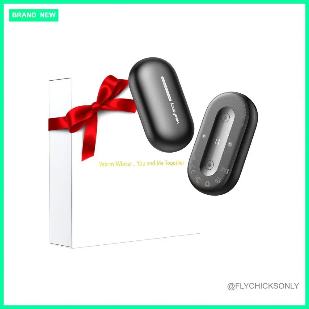 Rechargeable Magnetic Hand Warmers 7000mAh 3-Level Heating 131°F 15 Hours